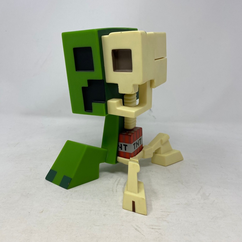 Minecraft Creeper Anatomy Action Figure Mattel Mojang 2017 TNT Inside Green